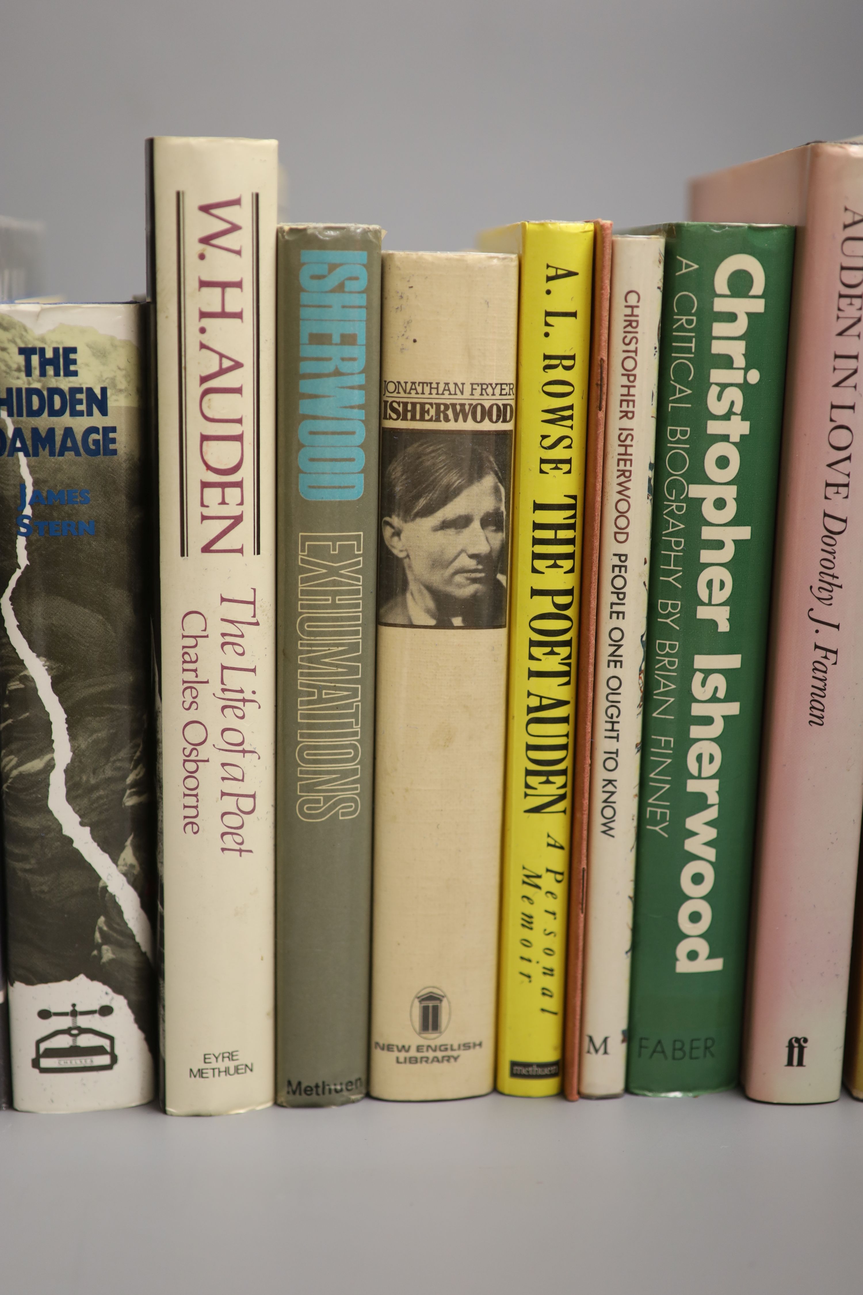Auden, W.H. & Isherwood, Christopher. A selection of Books - by and about